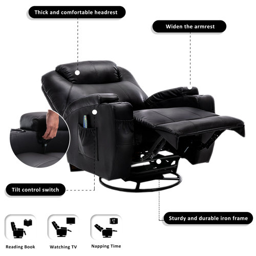 Latitude Run® Glide Recliner Comfortable Tv Chairs Wayfair